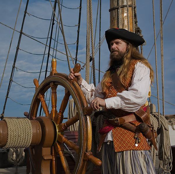 Pirate living history. School visits from the golden age of piracy